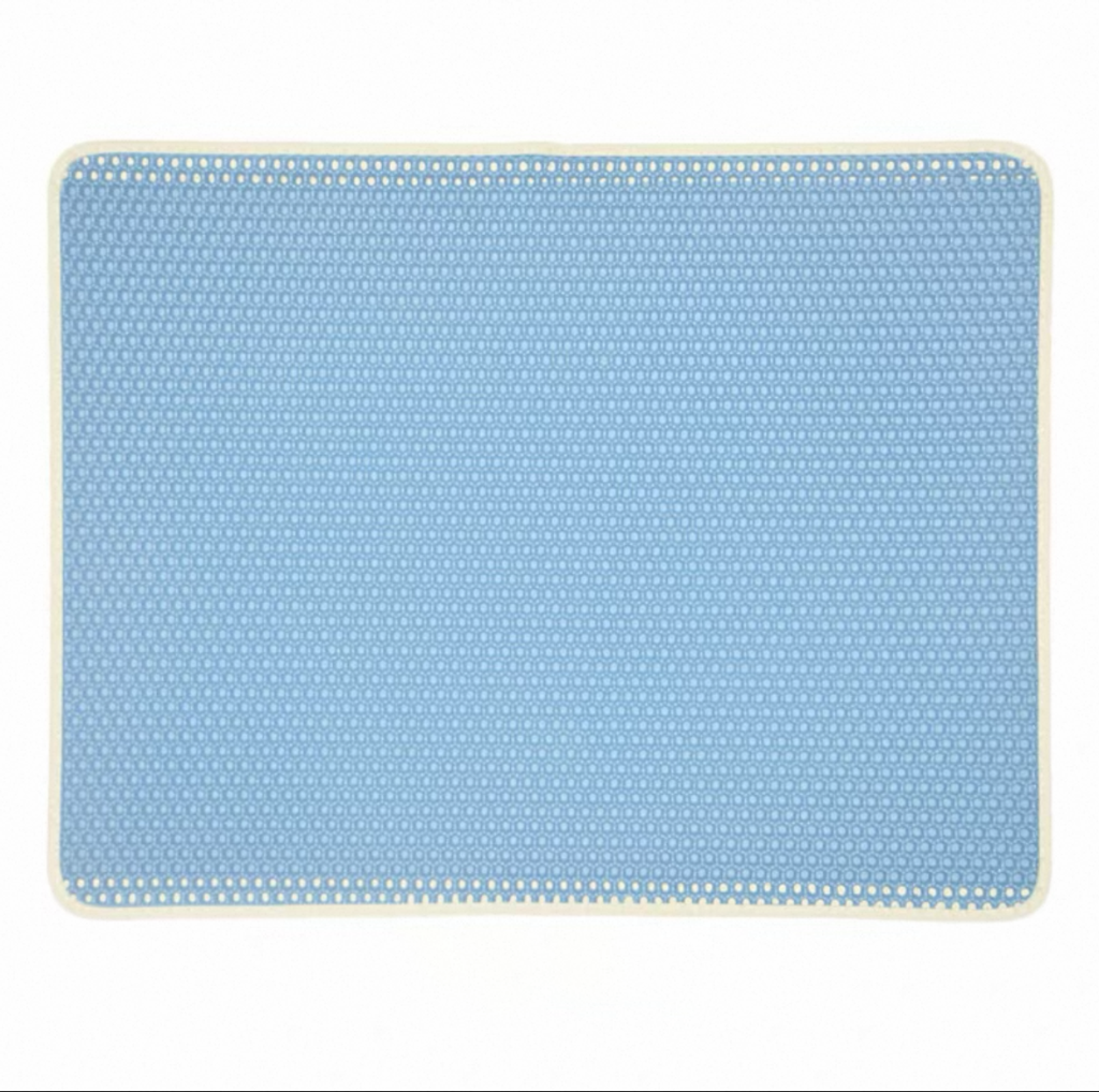 Cat Litter Mat-01Sky blue
